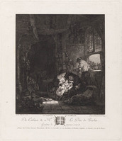 KG 13277
<br/>
Heilige familie in huis
<br/>
<em>Lebas, Jacques Philippe (1707-1783)</em>